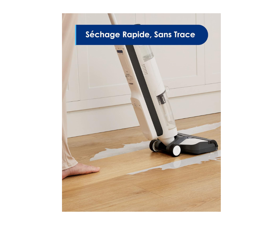 Tineco iFloor 3 Breeze Plus Aspirateur Laveur Sec Humide, Nettoyeur de Sol sans Fil et Serpillière Légère pour Nettoyer Les Sols Durs en Un Passage - Image 3
