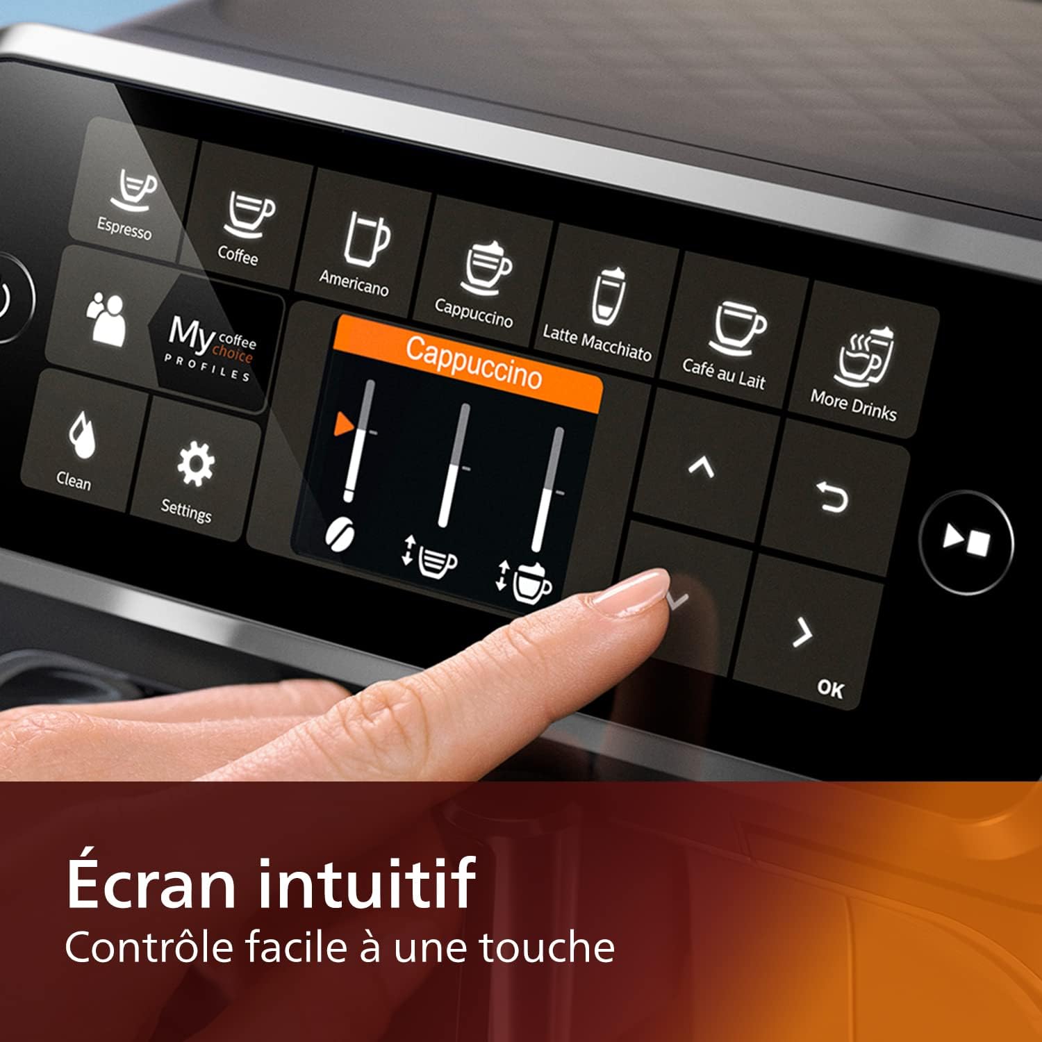 Philips Series 4400 Machine à expresso LatteGo entièrement automatique, technologie SilentBrew, démarrage rapide, café aromatique de haricots fraîchement moulus, 12 boissons chaudes et glacées, chrome - Image 4