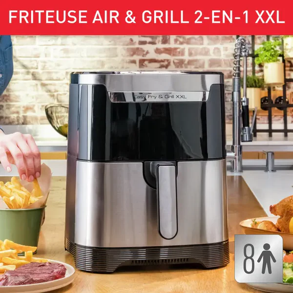 Airfryer Moulinex 6,5L Easy Fry & Grill EZ801D10....