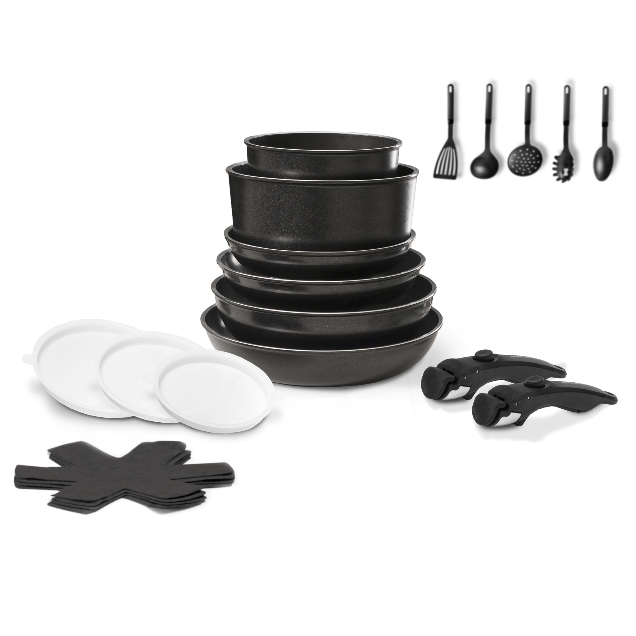 Batterie de cuisine 20 pièces Arthur Martin - AMFR1605 - Aluminium Forgé - tous feux dont induction