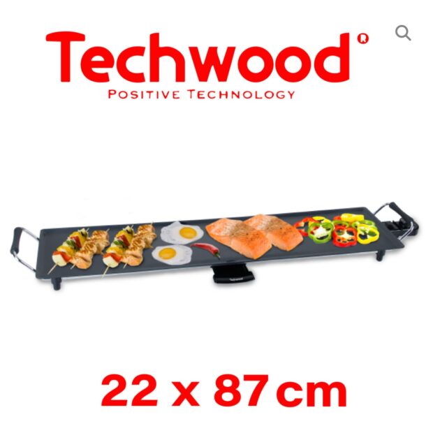 Techwood Teppan Yaki Grill Plancha Jumbo Cuisinez Facilement pourTout la Famille