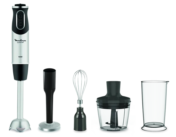 BRAS MIXEUR MOULINEX QUICKCHEF 4IN1 10 vitesses, 1000W DD65H810