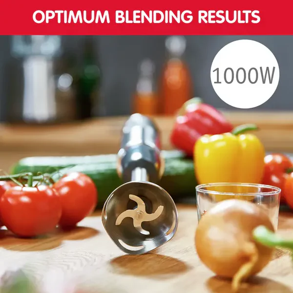 BRAS MIXEUR MOULINEX QUICKCHEF 4IN1 10 vitesses, 1000W DD65H810 – Image 3